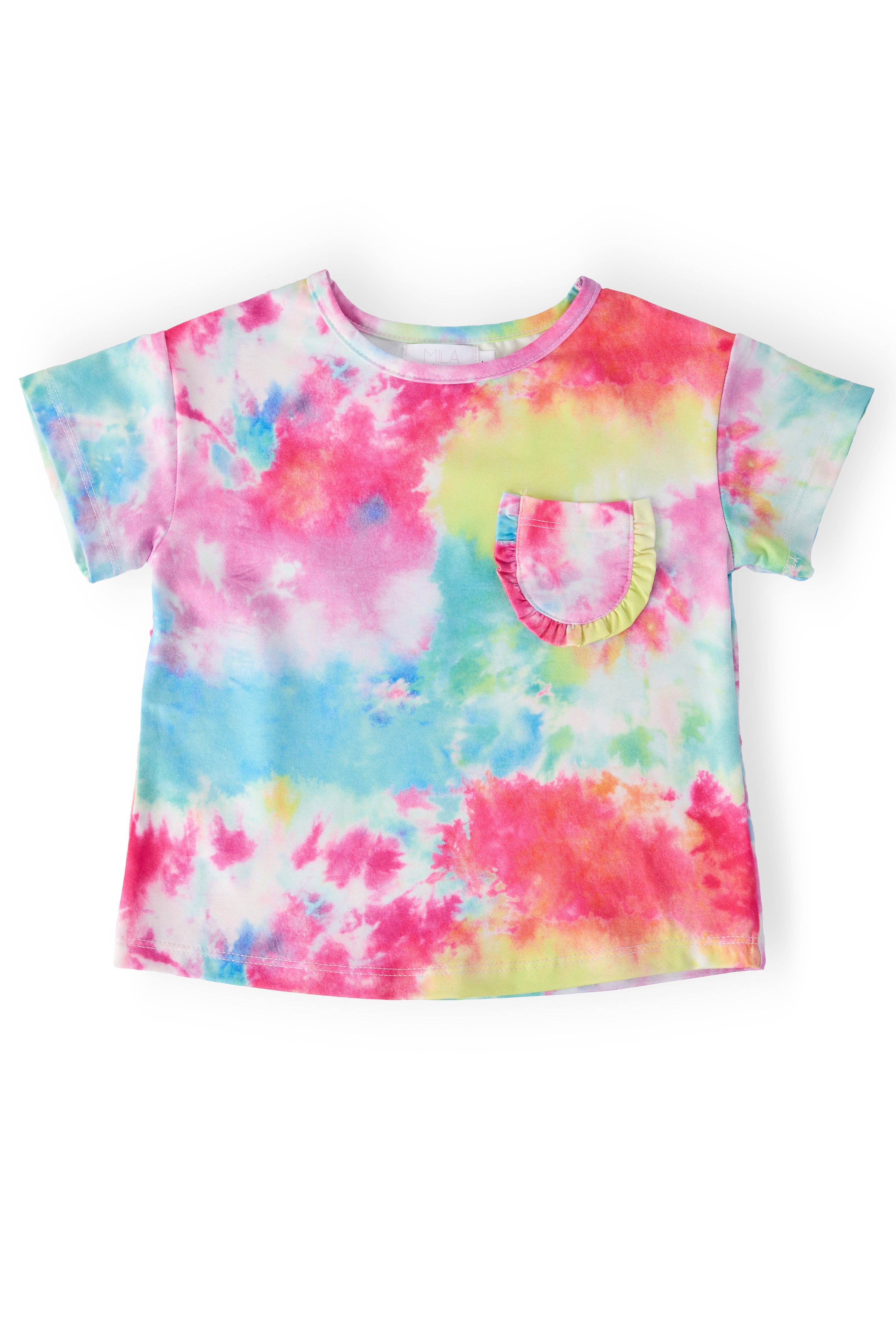 Far Out Ruffle Pocket Tee by Mila & Rose ®
