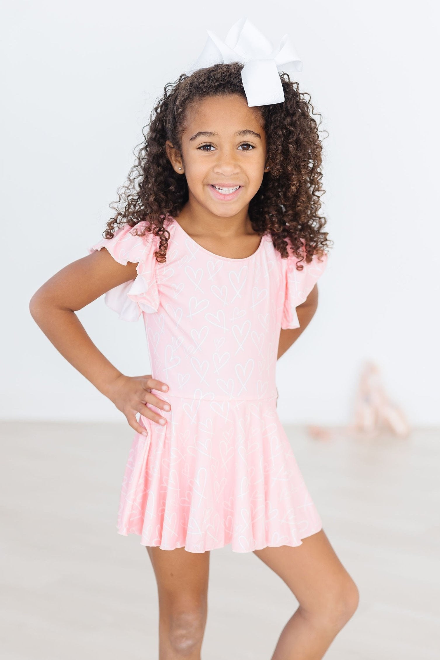 Feeling Pink S/S Twirl Leotard by Mila & Rose ®