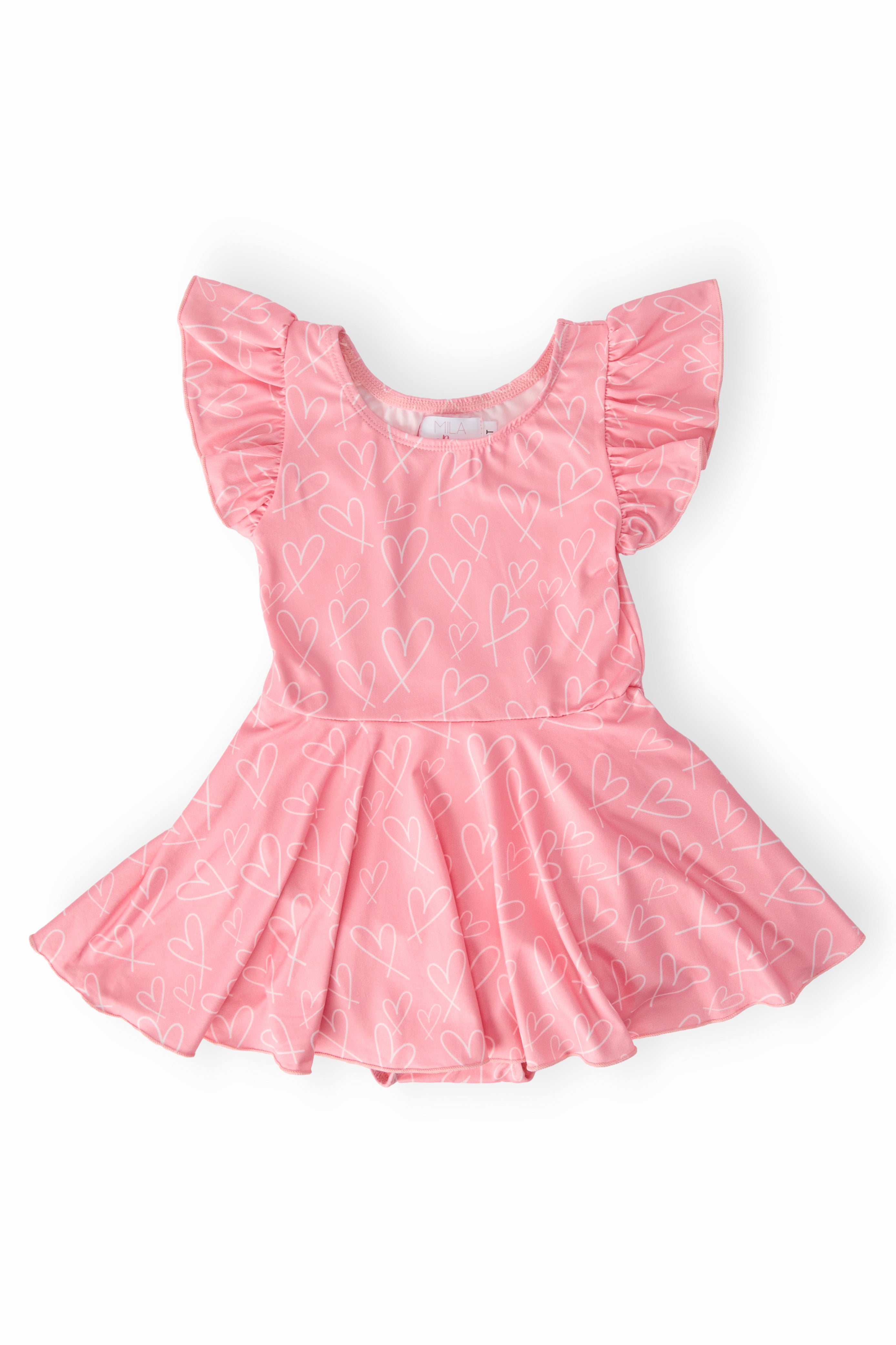 Feeling Pink S/S Twirl Leotard by Mila & Rose ®