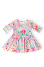 Field of Flowers 3/4 Twirl Bodysuit by Mila & Rose ®