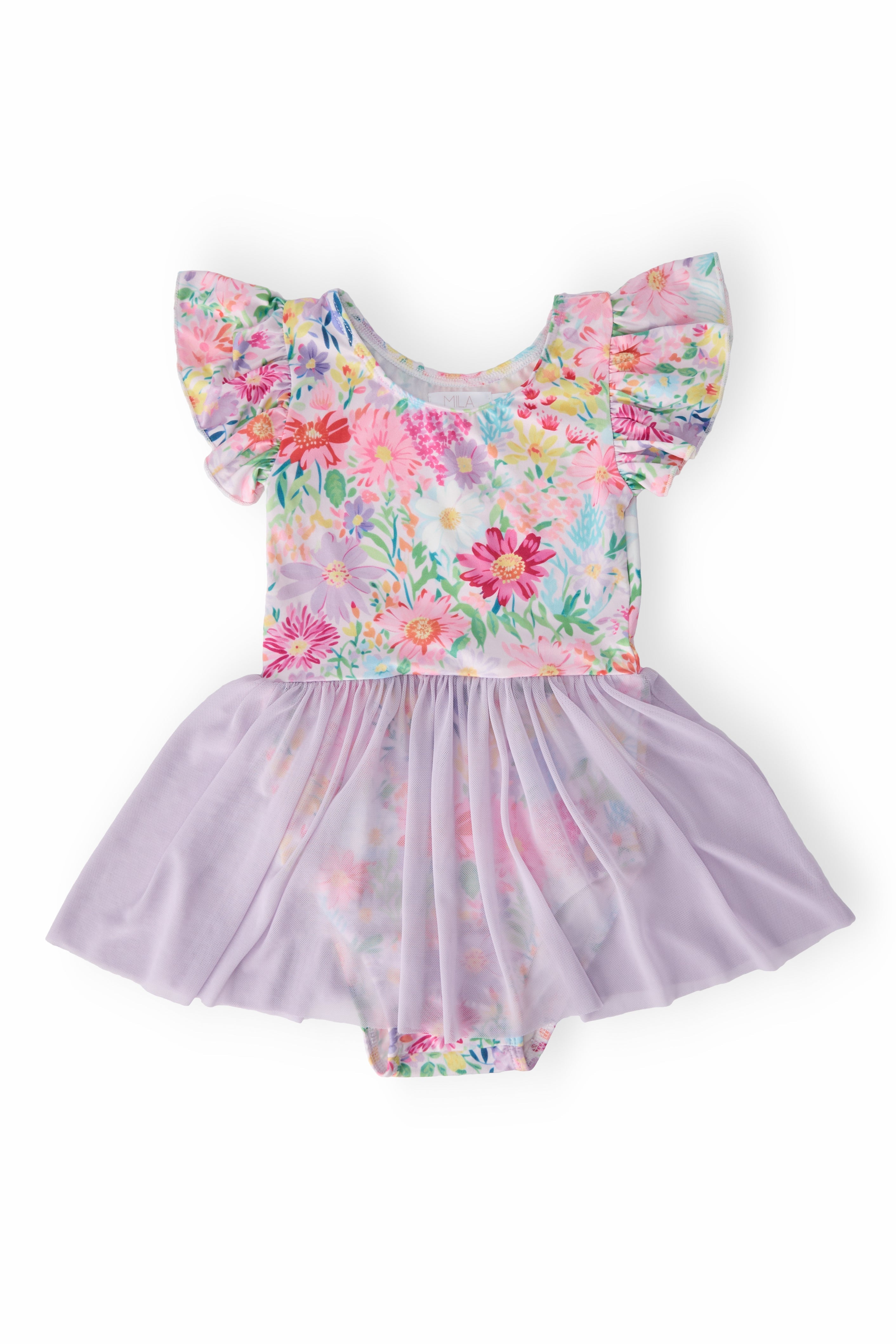 Field of Flowers S/S Twirl Leotard by Mila & Rose ®