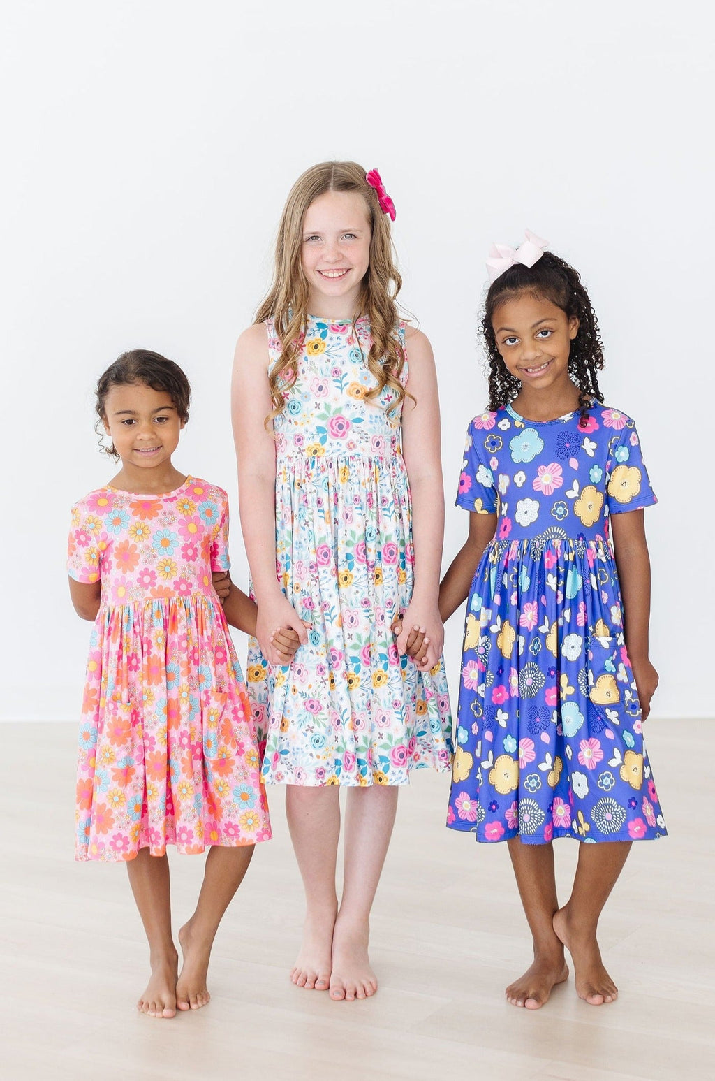 Floral Frenzy S/S Pocket Twirl Dress by Mila & Rose ®