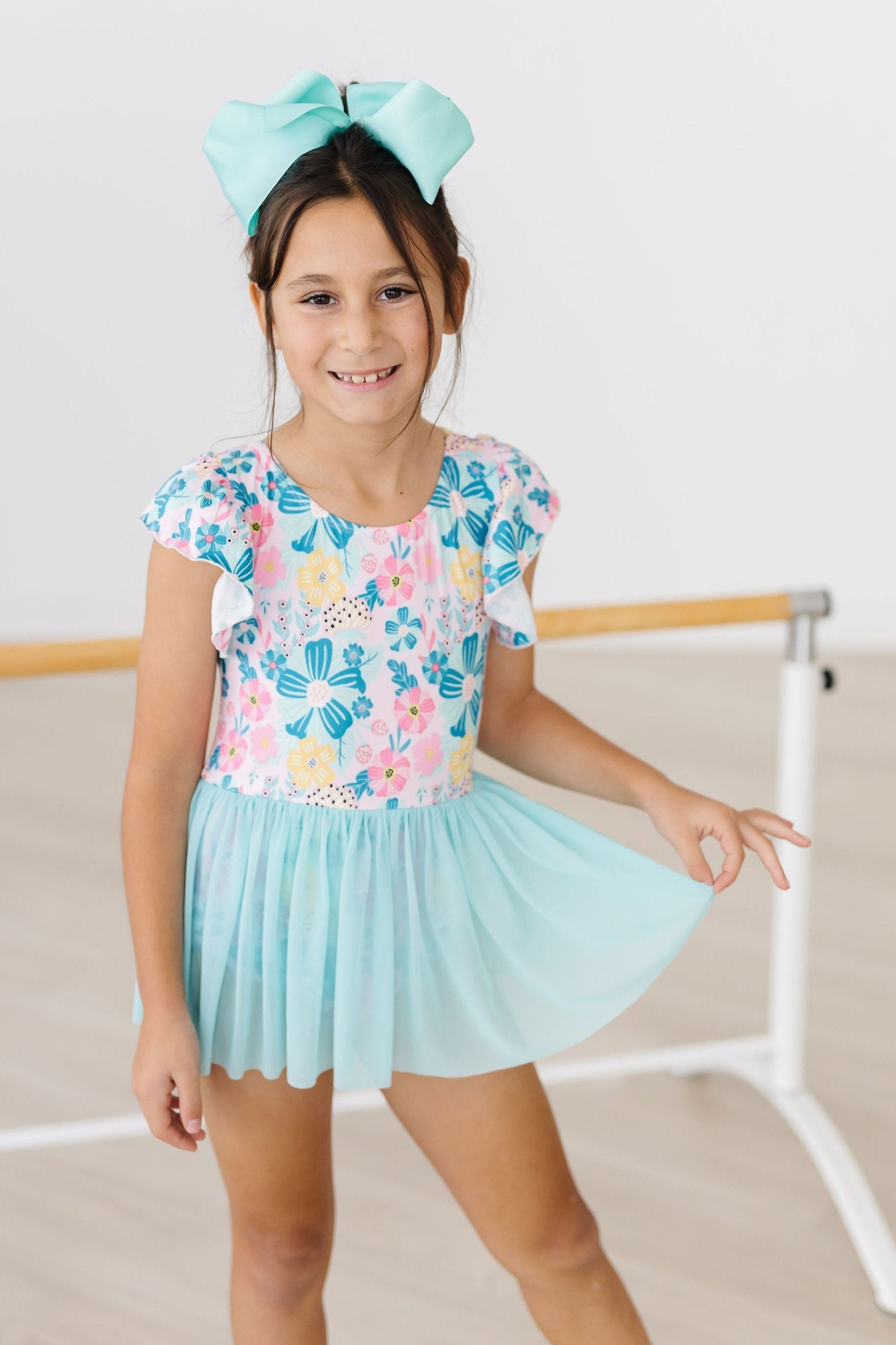 Floral Garden S/S Twirl Leotard by Mila & Rose ®