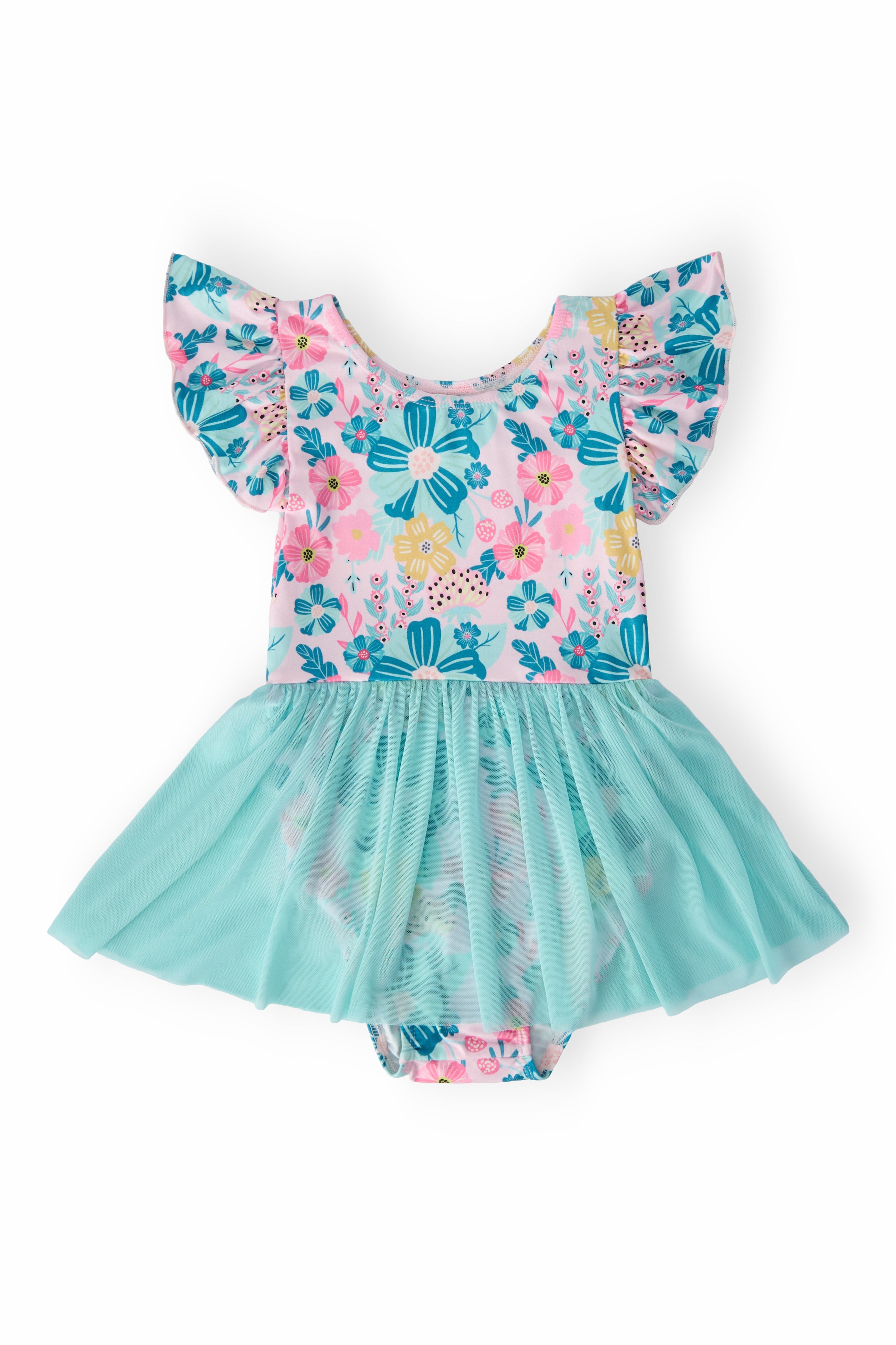 Floral Garden S/S Twirl Leotard by Mila & Rose ®