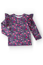 Flower Farm L/S Ruffle Tee by Mila & Rose ®