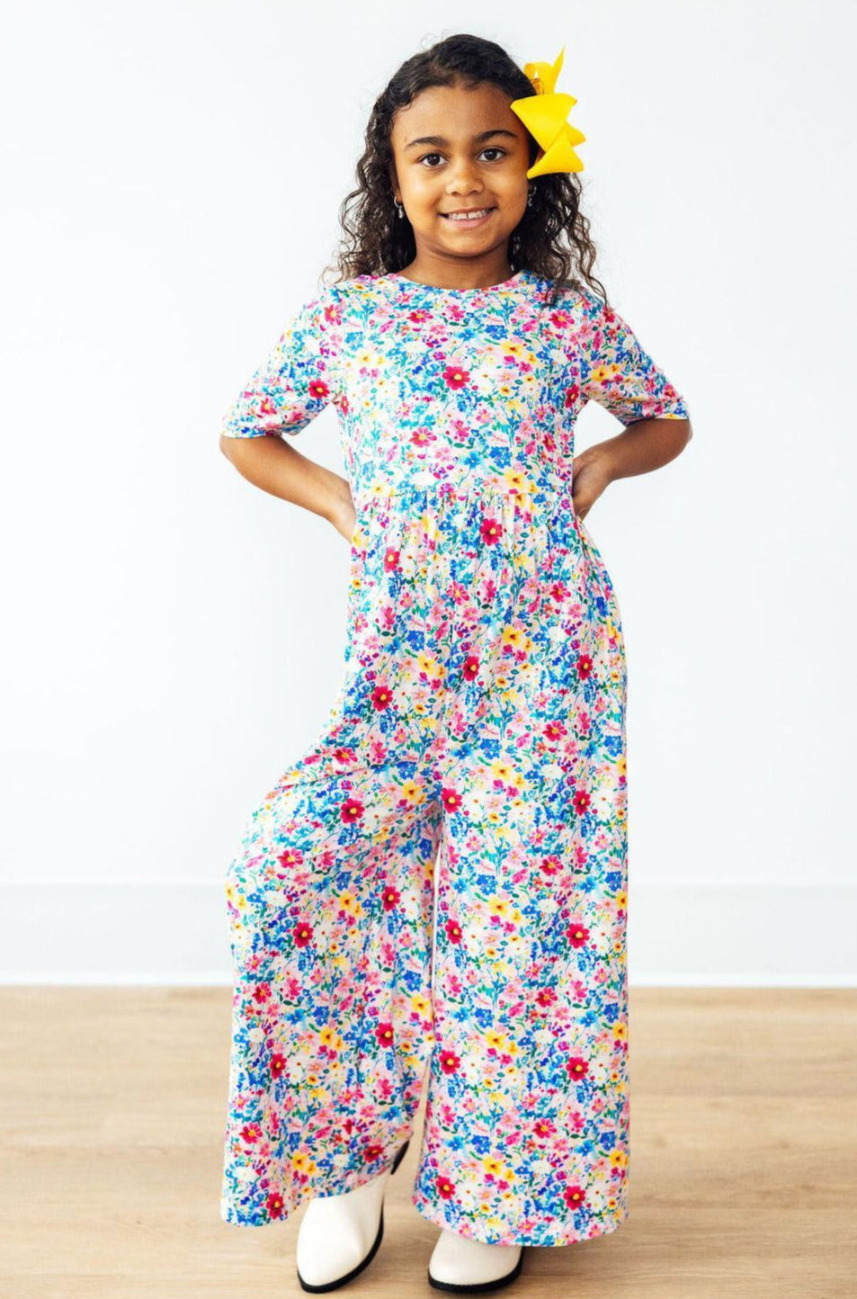 Fluttering Flowers Wide Leg Jumpsuit by Mila & Rose ®