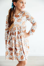 Football Friday L/S Pocket Twirl Dress by Mila & Rose ®