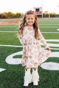 Football Friday L/S Pocket Twirl Dress by Mila & Rose ®