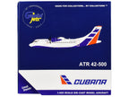 ATR 42-500 Commercial Aircraft "Cubana Airlines" (CU-T1240) White with Red and Blue Stripes 1/400 Diecast Model Airplane by GeminiJets by LuxuryLifeWay Online Store