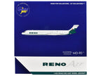 McDonnell Douglas MD-90 Commercial Aircraft "Reno Air" (N905RA) White with Green Tail 1/400 Diecast Model Airplane by GeminiJets by LuxuryLifeWay Online Store
