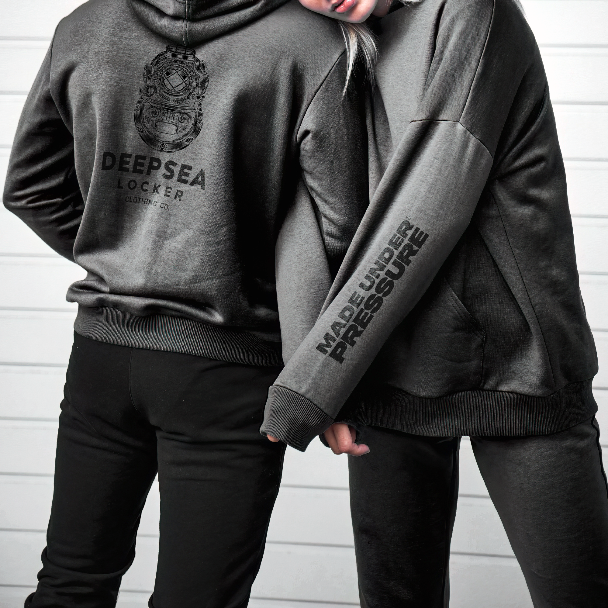 DEEPSEA Locker / Made Under Pressure / Eco Raglan hoodie by DeepSea Locker