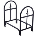 2 Feet Outdoor Heavy Duty Steel Firewood Storage Holder by LuxuryLifeWay Online Store