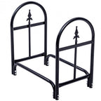 2 Feet Outdoor Heavy Duty Steel Firewood Storage Holder by LuxuryLifeWay Online Store