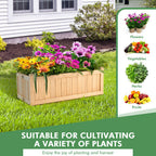 Folding Wooden Raised Garden Bed with Removable Bottom for Herbs Fruits Flowers by LuxuryLifeWay Online Store