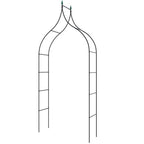 9.5 Feet Decorative Metal Garden Arch for Vine Rose Climbing Wedding Ceremony Party Decoration by LuxuryLifeWay Online Store