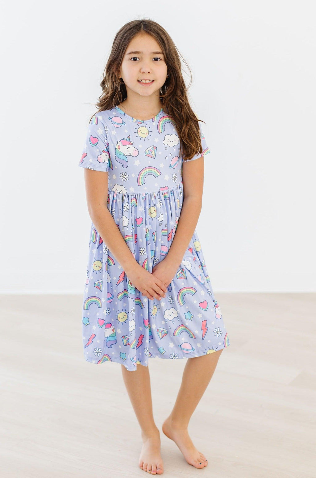 Galactic Unicorns S/S Pocket Twirl Dress by Mila & Rose ®