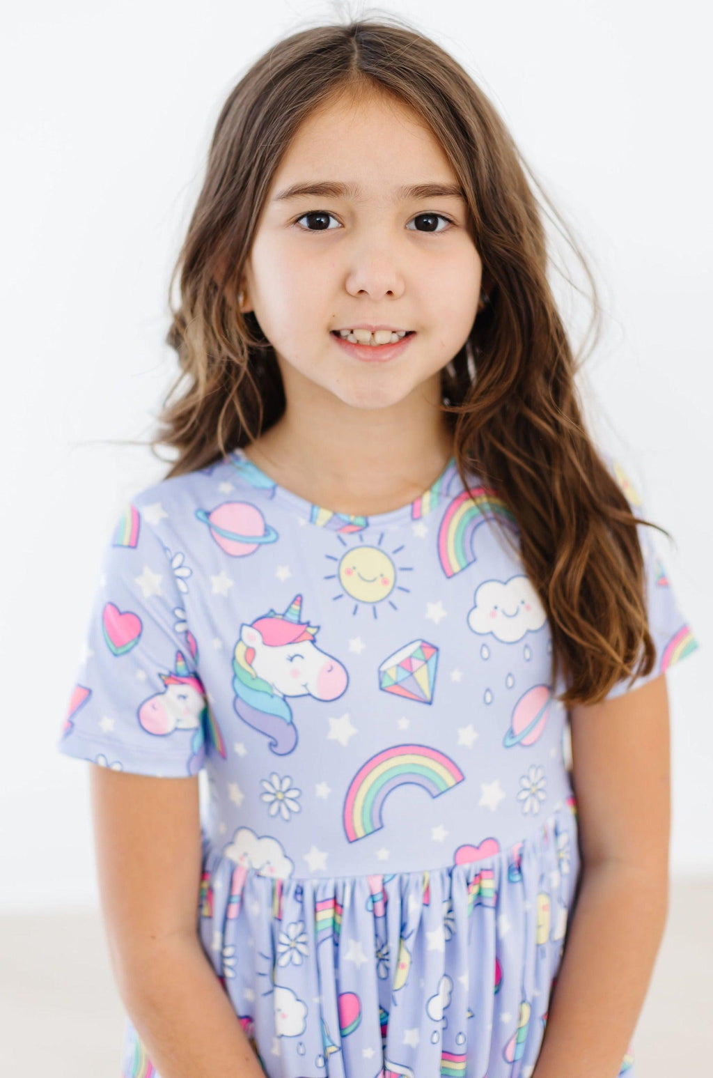 Galactic Unicorns S/S Pocket Twirl Dress by Mila & Rose ®