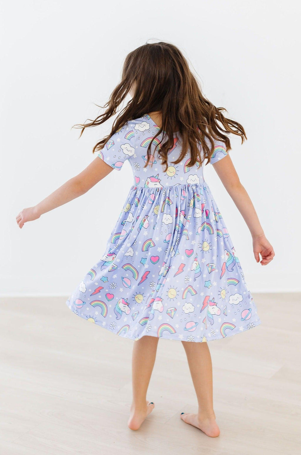 Galactic Unicorns S/S Pocket Twirl Dress by Mila & Rose ®