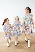 Garden Groove Smocked Ruffle Dress by Mila & Rose ®