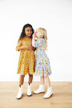 Garden Groove Smocked Ruffle Dress by Mila & Rose ®