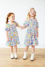 Garden Groove Smocked Ruffle Dress by Mila & Rose ®