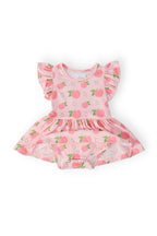 Georgia Peach S/S Flutter Twirl Bodysuit by Mila & Rose ®