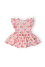 Georgia Peach S/S Flutter Twirl Bodysuit by Mila & Rose ®