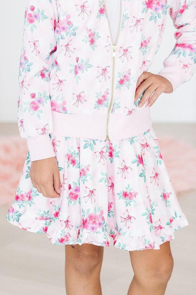 Gingham Bows Ruffle Twirl Skort by Mila & Rose ®