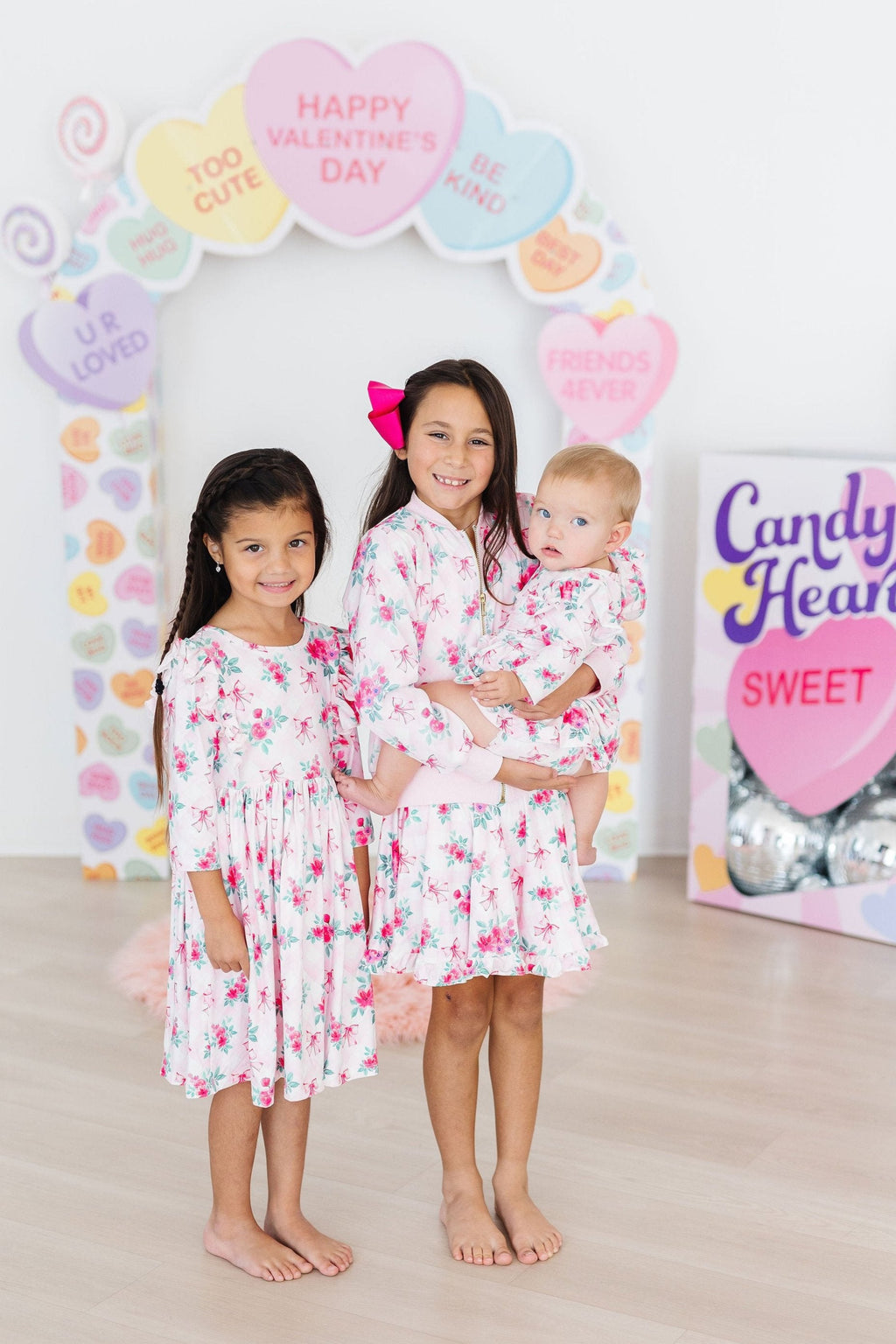 Gingham Bows Satin Jacket by Mila & Rose ®