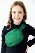 Green Fleece Belt Bag by Mila & Rose ®