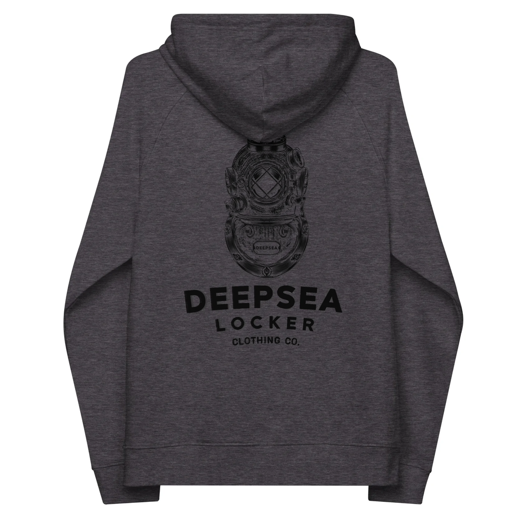 DEEPSEA Locker / Made Under Pressure / Eco Raglan hoodie by DeepSea Locker