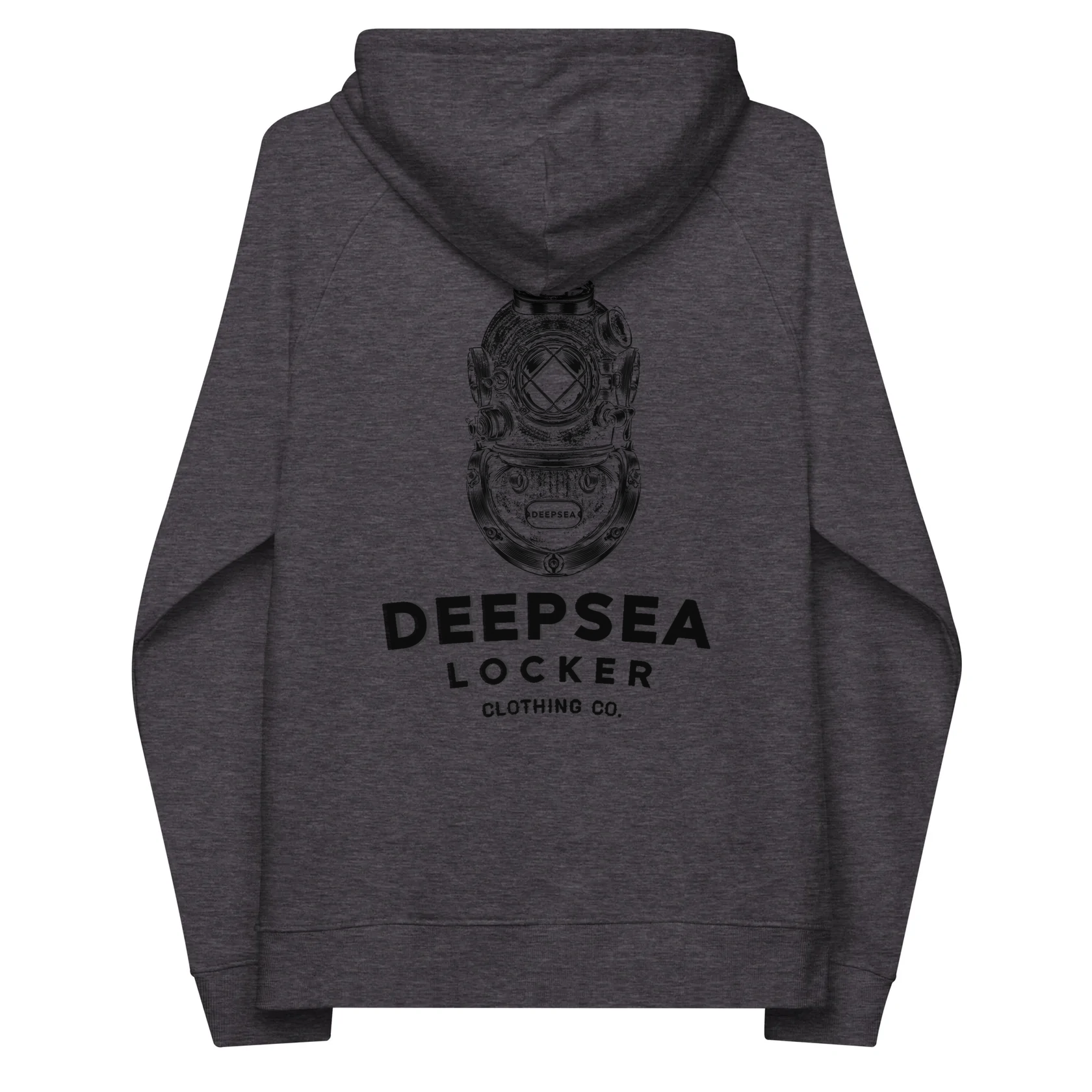 DEEPSEA Locker / Made Under Pressure / Eco Raglan hoodie by DeepSea Locker