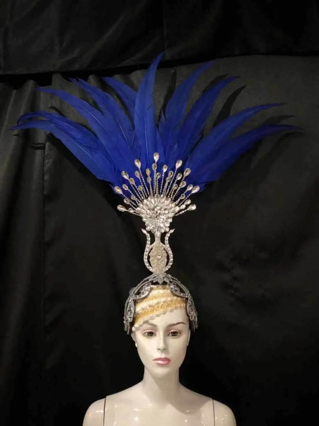 The Stardust Aurora – Premium Feathered Samba Carnival Headdress by Stardust Starlets