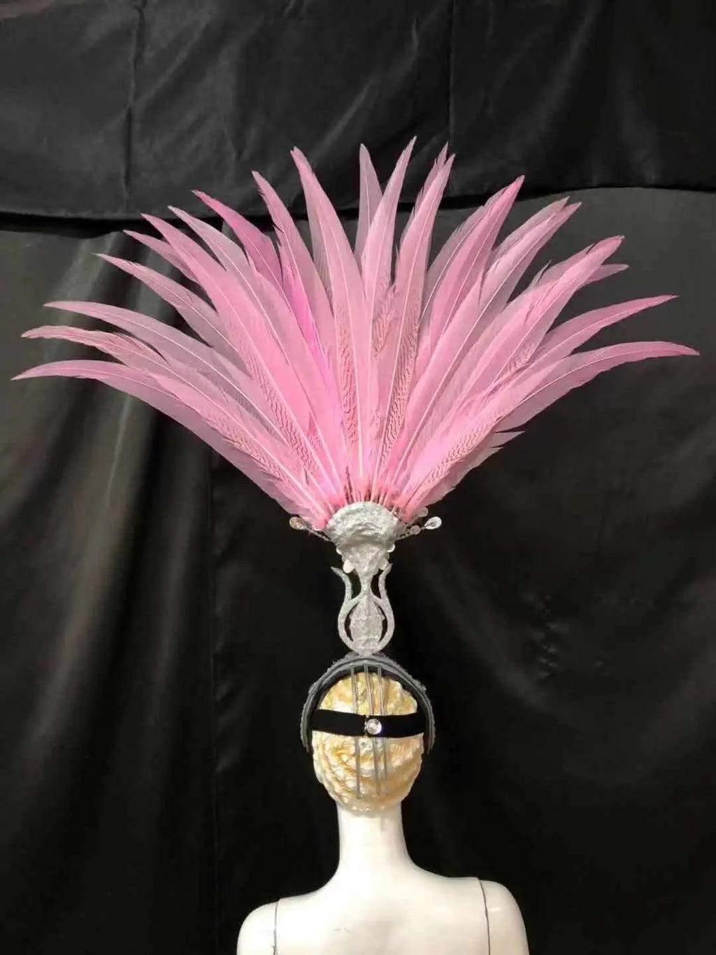 The Stardust Aurora – Premium Feathered Samba Carnival Headdress by Stardust Starlets