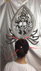 The Stardust Vertigo – Emerald Green Feathered Carnival & Samba Headdress by Stardust Starlets