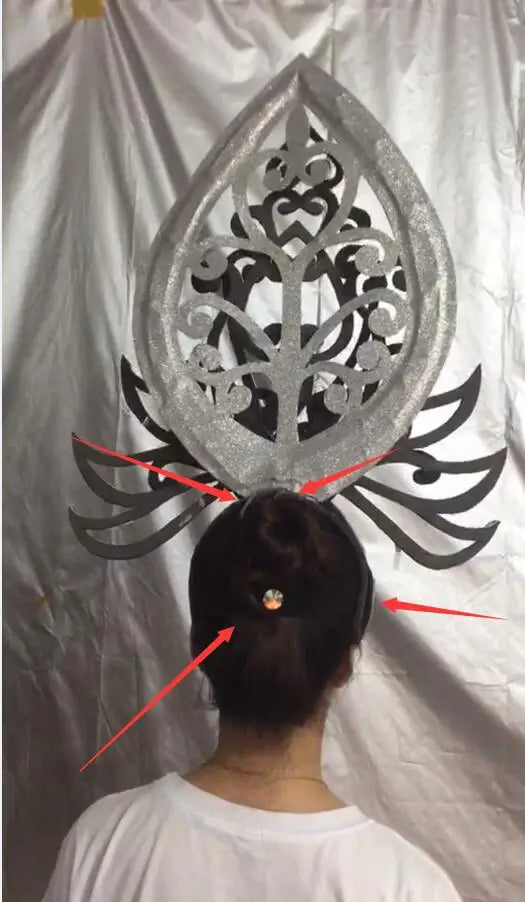 The Stardust Vertigo – Emerald Green Feathered Carnival & Samba Headdress by Stardust Starlets