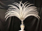 The Stardust Aurora – Premium Feathered Samba Carnival Headdress by Stardust Starlets
