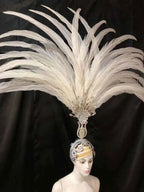 The Stardust Aurora – Premium Feathered Samba Carnival Headdress by Stardust Starlets