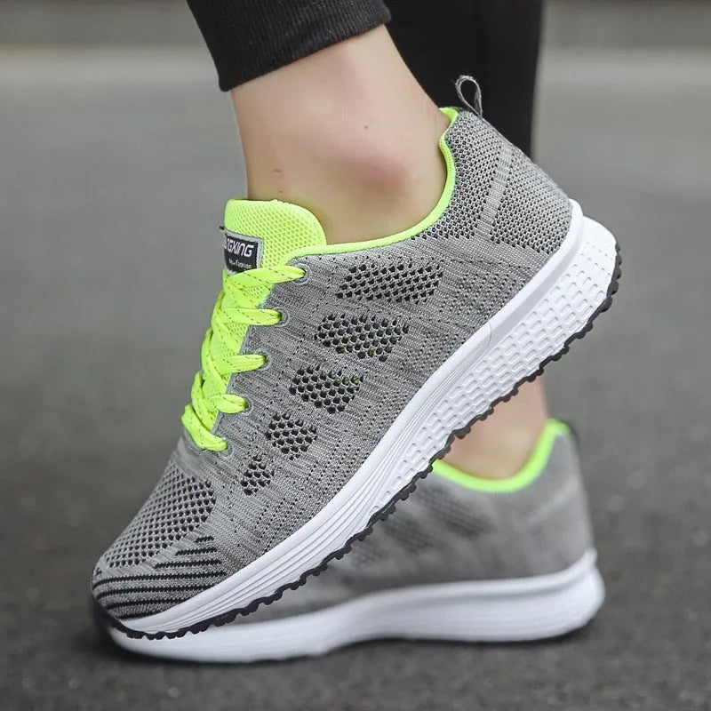 Women's Breathable Fashion Sneakers by Femme Fit Activewear