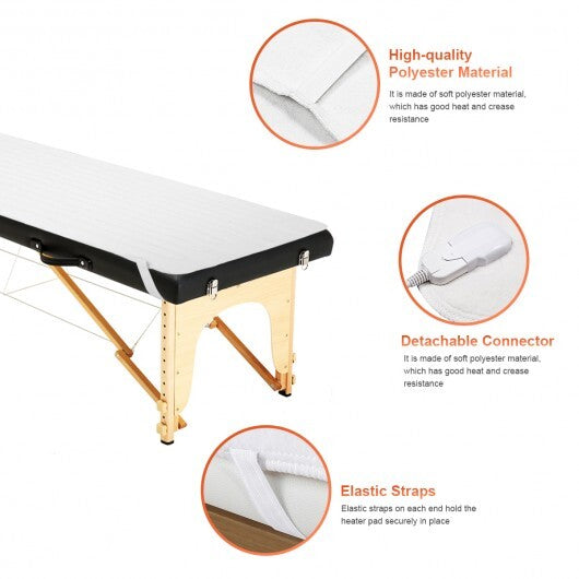 Digital Auto Overheat Protection Massage Table Warmer by LuxuryLifeWay Online Store