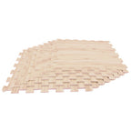 8 Pieces EVA Foam Floor Tiles with Wood Texture by LuxuryLifeWay Online Store