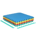 12 Pack Non-Slip Protective Interlocking EVA Foam Floor Tiles-Multicolor by LuxuryLifeWay Online Store