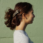 Smith Hair Clips - Gold Rhine Stone Embellished Accessory by Sand By Saya New York