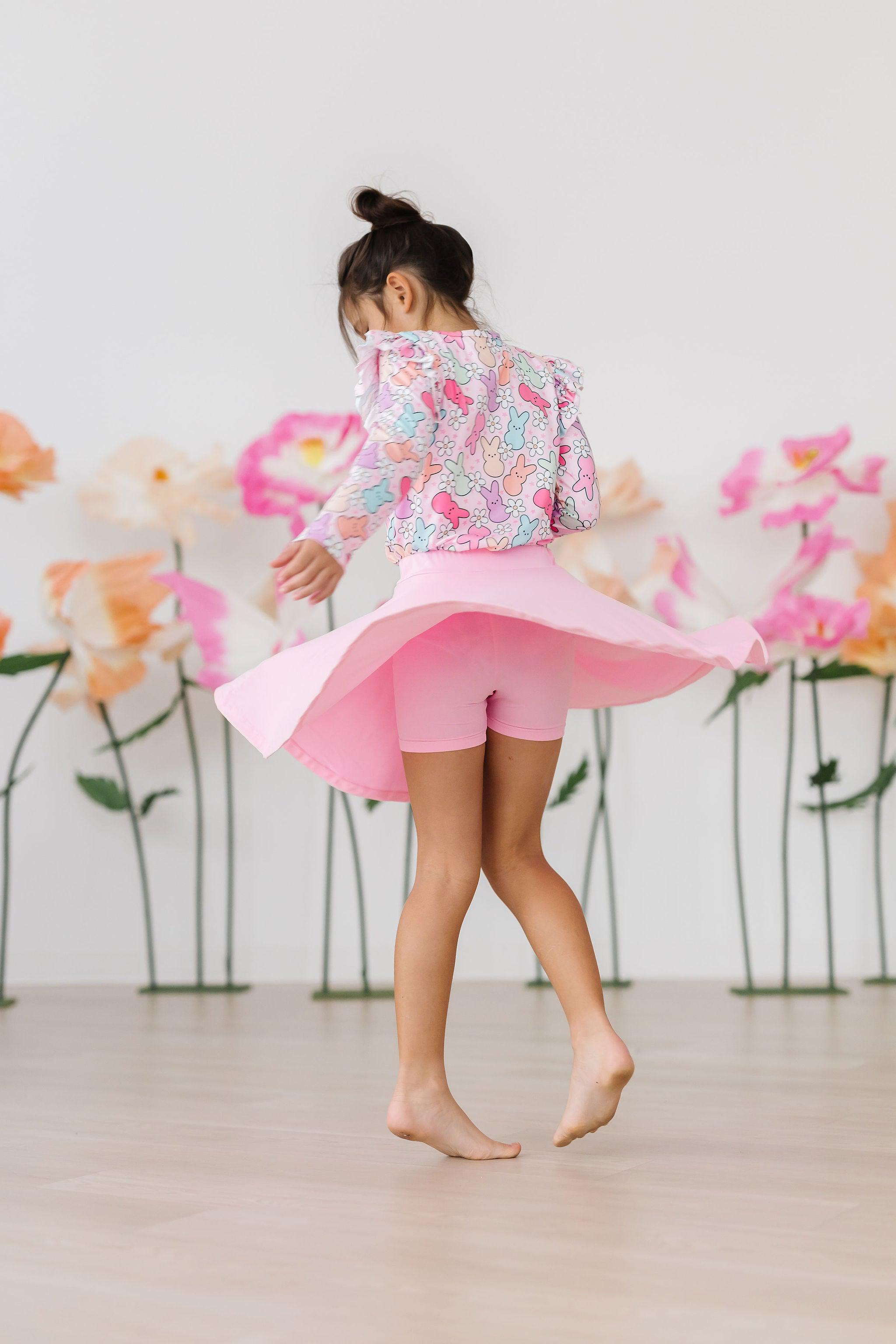 Hangin with My Peeps L/S Ruffle Tee by Mila & Rose ®