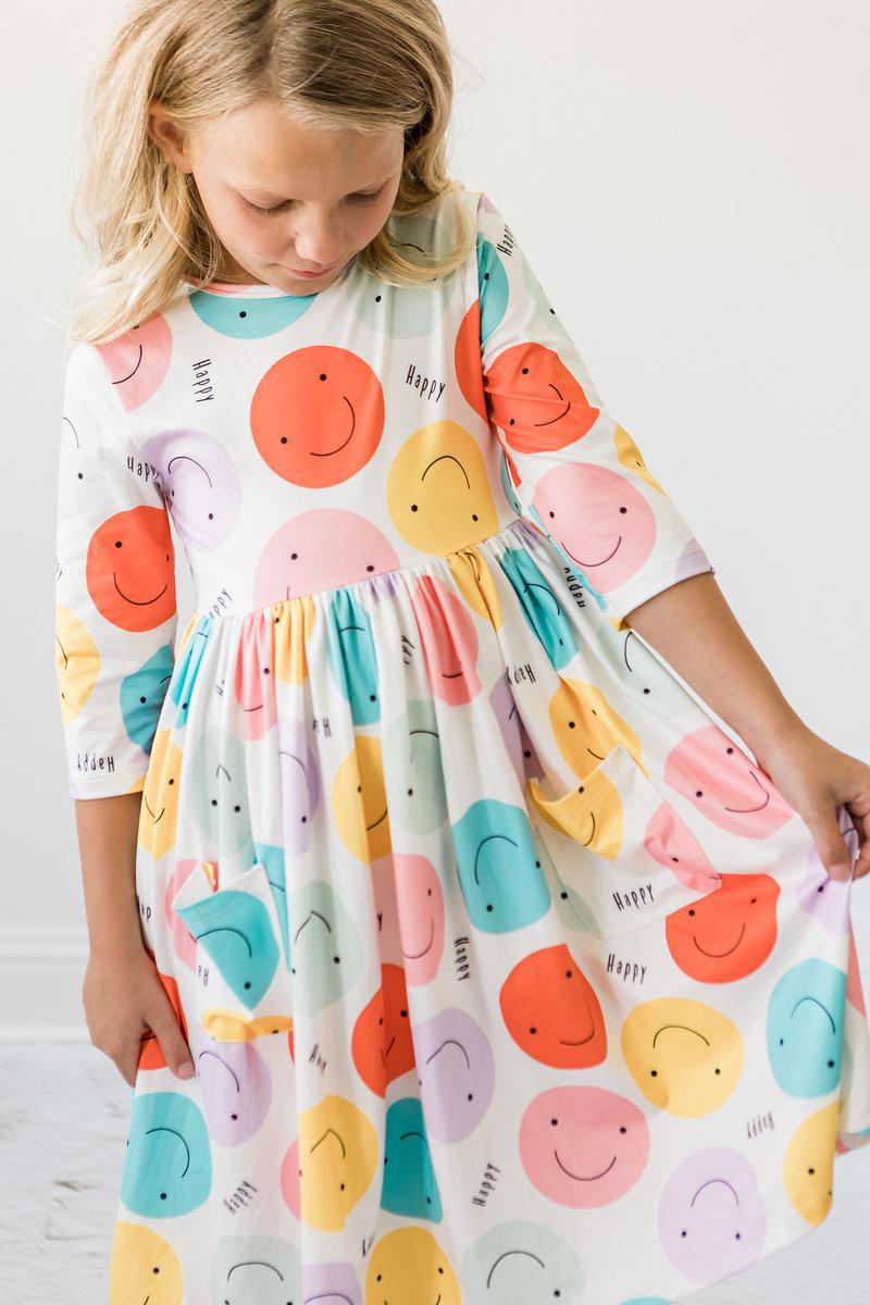 Happy Days 3/4 Pocket Twirl Dress by Mila & Rose ®
