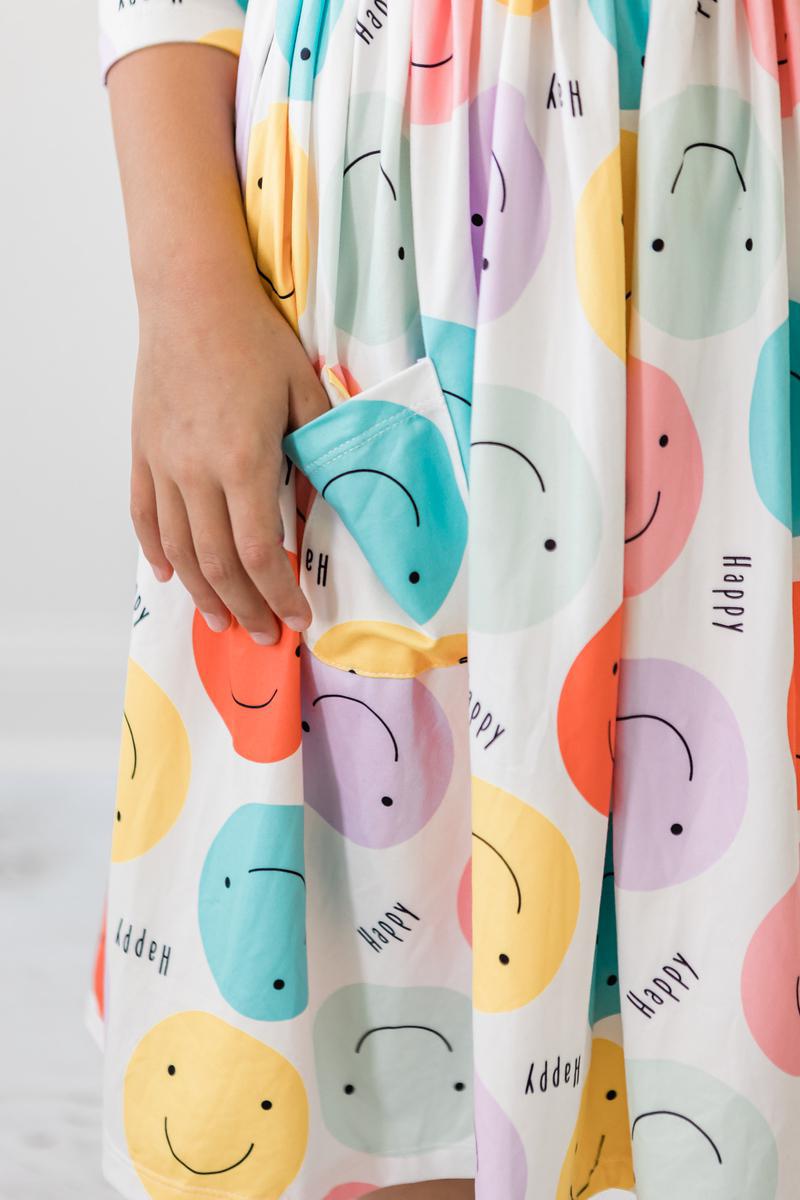 Happy Days 3/4 Pocket Twirl Dress by Mila & Rose ®