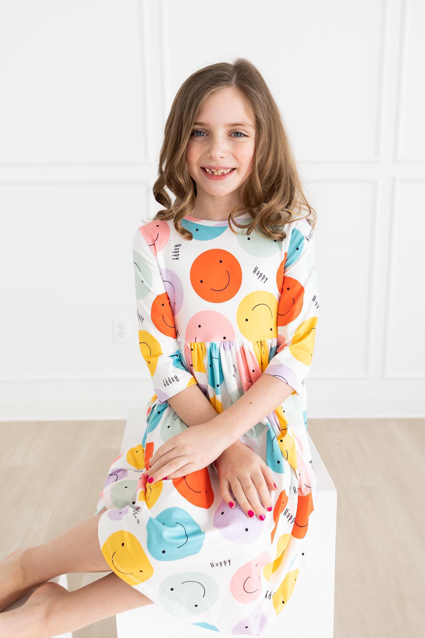 Happy Days 3/4 Pocket Twirl Dress by Mila & Rose ®