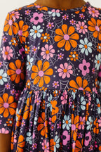 Haunted Garden 3/4 Sleeve Pocket Twirl Dress by Mila & Rose ®