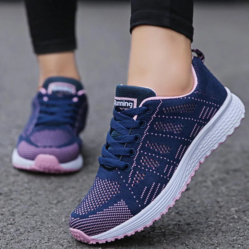Women's Breathable Fashion Sneakers by Femme Fit Activewear
