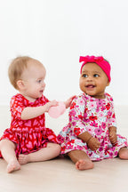 Hearts & Hugs 3/4 Sleeve Twirl Bodysuit by Mila & Rose ®